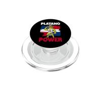 Platano Power Dominican Muscle Plantain Flag & Machete PopSockets PopGrip for MagSafe