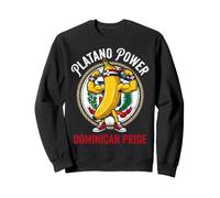 Platano Power Dominican Pride Muscular Banana Mascot Sweatshirt
