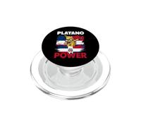 Platano Power Dominican Republic Flag Dabbing Banana PopSockets PopGrip for MagSafe