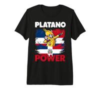 Platano Power Dominican Republic Flag Dabbing Banana Premium T-Shirt
