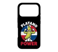 Platano Power Muscular Plantain Dominican Republic Flag Case for iPhone 17 Pro