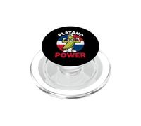 Platano Power Muscular Plantain Dominican Republic Flag PopSockets PopGrip for MagSafe