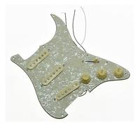 Plate Alnico Single Pickup Set Three-layer Guitar Plate Guitar Accessories (Color : Light yellow)