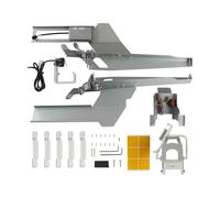 Plate Changer Hardware Set for Desktop Lab 3D Printer, All Metal Mechanical Plate Swap Accessory with Prebuilt Brackets, Rails, and Assembly Parts Changer Hardware All Metal Swap Accessory Printer