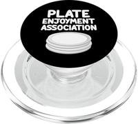 Plate Enjoyment Association Round Dish Food Holder Tableware PopSockets PopGrip for MagSafe
