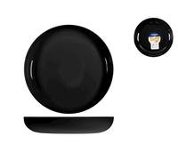 Plate for Couscous Friends Black, 21cm, Opal Glass