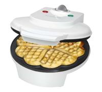 Plate for Waffle A Heart Bomann White 18 CM 1200W Non-Stick Thermostat