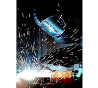 Plate Gas Metal Arc Welding Sparks Photo Unframed Wall Art Print Poster Home Decor Premium