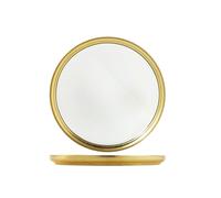 Plate H&H Goldie Gold Leaf 21cm Glass