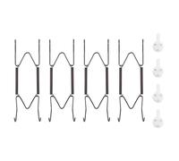 Plate Hangers for Wall for 6-8 inch, 4 Pack, Black