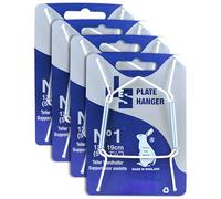 Plate Hanging Wire No 1, 13x19cm, Flexible With Spring, 4pk