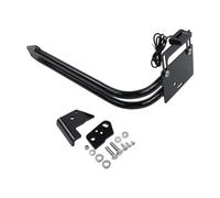 Plate Holder For BMW For R18 100 For Years For R 18 For Classic 2020-2025 Style Side LED Display Bracket License Plate Relocation Kit - Black Mount License(Mid - License Plate)