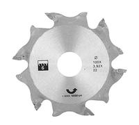 Plate Joiner Blade, 4-Inch, Carbide, 6-Tooth Dw6805,Biscuit Jointer Machine Blade, Jointer Blade Cutter Replacement 100mm x 22mm 4mm for Woodworking 4inch Carbide Biscuit