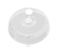 Plate Lid Guard - Microwave Steam Protector, Heat Resistant Dome | Reusable Food Shield Container, Clear Vent Cover Stand, Household Cooking Safety Tool for Restaurants Cafeterias Bakery Use