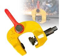Plate Lifting Clamp 0-32/50mm 1.5T/3T Screw Hoist Tool, Forged Self Locking Design, Compatible with Cranes and Hoists