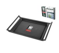 Plate Non-Stick Efficient 35 (CM 28x24) Black Pinti inox