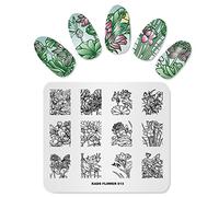 Plate Stamp Plate Chinese Style Flower Lotus Bird Multi Pattern Stamping Stencil Print Image Nail Art Stamper Nails Tool