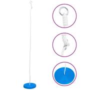 Plate Swing PE 30x180cm Blue Adjustable Rope Outdoor Kids Tree Swing 100kg Heavy