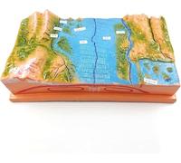Plate Tectonics Model for Scientific Geology Teaching Aids - 3D Resin Earth Crust, Mountain, Sea-Floor and More - School Classroom Supplies