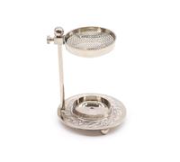 Plated Brass Resin Incense Warmer - Adjustable KDMD Silver One Size