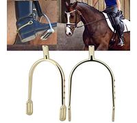 Plated Spurs, Zinc Alloy Narrow Spur Plated Wholesale All Around Walking Horse Roping Spurs Women's English Spur(gold)