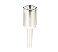 Plated Trumpet Mouthpiece British Style 7c 3c Silver | Easy Replacement and Cleaning, for Students and Teachers, Practice Sessions, Silver Finish