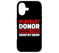 Platelet Donor - Saving Lives By Drop | Blood Donating Hero Case for iPhone 17