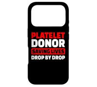 Platelet Donor - Saving Lives By Drop | Blood Donating Hero Case for iPhone 17 Pro