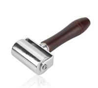 Platen Tools 60mm Leather Press Edge Roller Leather Edge Creaser High Carbon Steel Solid Leatherworking Roller Leathercraft Glued Layer Rolling Tool