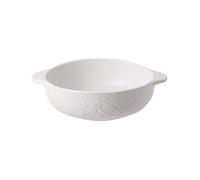 Plates Stone Patterned Ceramic Bowl Double Ear Soup Bowl Large Capacity Noodle Bowl Salad Bowls Frosted Cuisine Tableware Dishes(A,L)