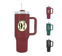 HARRY POTTER 9 3/4 40oz/1200ML Tumbler with Straw and Lid, Advanced Double-Wall Vacuum Insulation, Ensures Cold Drinks Remain Cold Up to 11 Hours, Hot for Up to 7 Hours, BPA-Free