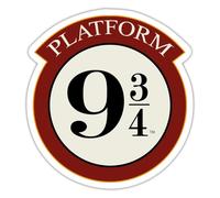 Platform 9 and Three quaters Sign Post Sticker Size S (10 x 10 cm)