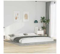 Platform Bed Frame White Solid Pine AUS Super King Sturdy Low Profile 200x220cm