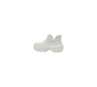 (White, 4 (Adults')) Crocs Stomp Shorty Thermoplastic Women's Linen Boots