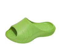 Platform Cloud Slides for Women Cushion Recovery Pillow Sandals, Memory Foam Arch Support Slippers Non-Slip Comfort Quick Drying Thick Sole Shoes Slip on Summer Vacation Shoes (1-Green, 4.5)