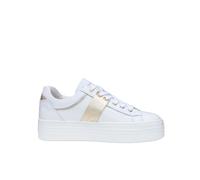Platform leather Trainers with gold accents 7 UK
