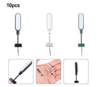 Platform LED Lights for Model Railway 28mm Lattice Mast Track N Kit, Includes 10 Connection Resistors (Silvery)