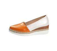Platform Mary Janes Black Shoes Women Size 5 Women's Platform Espadrille Wedge Shoes Chunky (Orange,6.5)