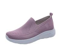 Platform Mary Janes Casual Shoes for Women UK Short Heel Women's Mesh Knit Flat Soft Sole Walking Shoes Summer Non Slip Breathable Athletic Comfortable Work Memory Lightweight Flat Loafer Mom Sneakers