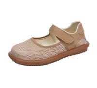 Platform Mary Janes Nursing Shoes for Women Women Shoes Sandals Soft Soles are Not Tired Feet Summer New Hundreds of Breathable Casual A Casual Slip Arch Support (Khaki,36)