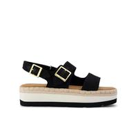 Toms Giana Textile Women's Black Beachside Sandals UK 6