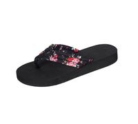 Platform Sandals For Women Trendy Thong Slides Casual Strappy Slides Plain Flat Slide Summer Beach Sandals Comfy Open Toe Slide Casual Holiday Sandal Non Slip Walking Sandal Size 4-10