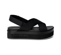 Platform Sandals Spring/Summer Collection - female - Calvin Klein Jeans - Flat Sandals - Black - 7 UK - Shoes 7 UK