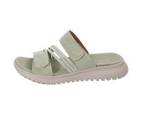 Platform Sandals Women's Trekking Sandals Summer Non-Slip Beach Sandals Peep Toe Slippers Platform Sandals with Comfort Footbed Orthopaedic Sports Sandals Soft Sole Summer Shoes, Green, 10 UK