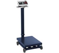 Platform Scale 600 kg / 0.1 kg 40 x 30 cm Rollable LCD - Platform Scales by Steinberg Systems Dark blue
