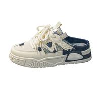 Platform Shoes Men Mesh Slip On Lace Walking Shoes Casual Running Trainers