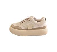 Platform Trainers for Women Chunky, Height Increasing Flat Shoes Womens Smart Commutera Office Work Shoes Comfy Non-Slip Wide Fit Walking Sneakers Soft-Soled Ladies Low Top Trainers