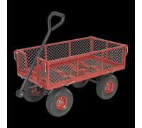 Sealey Cst997 Platform Truck With Removable Sides Pneumatic Tyres 200Kg Capacity