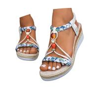 Platform Wedge Sandals Ladies Wedge Heel Platform Sandals Sole Wedges Bohemian Style Slides Sliders Flats Trendy Eco Friendly Organic Machine Washable Mothers Day Summer