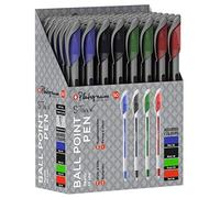Platignum S-Tixx Ball Point Pen - Multi-Coloured [Pack of 50] Ref: 50516